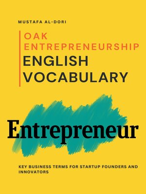 cover image of Oak Entrepreneurship English Vocabulary